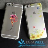 iPhone 6 / 6s transparente diseño personalizado carcasa de telefono