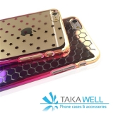 Metalik ve gravür iphone 6 / 6s 4.7inch telefon kapağı