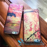 transparent uv printing metallic iphone case